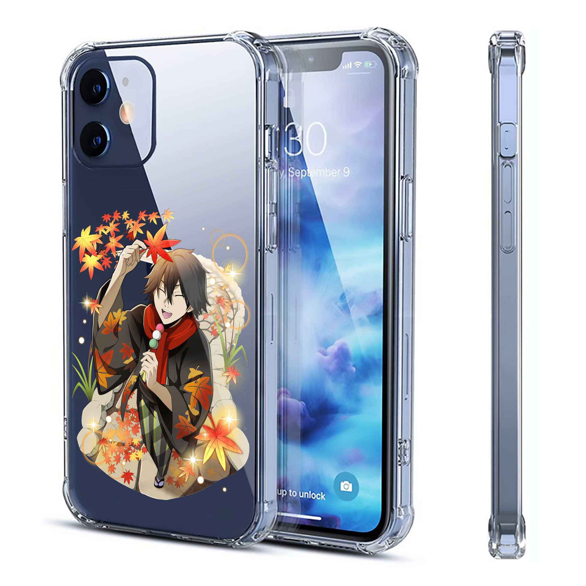 （画像用） 文豪ストレイドッグス Bungo Stray Dogs 【iPhone 12シリーズ対応】透明スマホケース（クリアソフトケース）